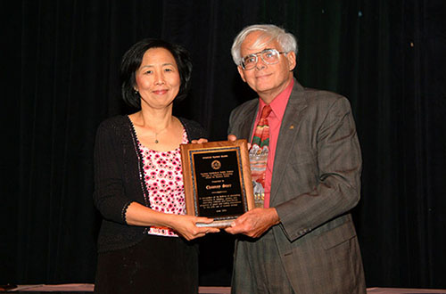 M. Jack Ohanian and Rosa Yang of EPRI for Chauncey Starr, George Laurence Award