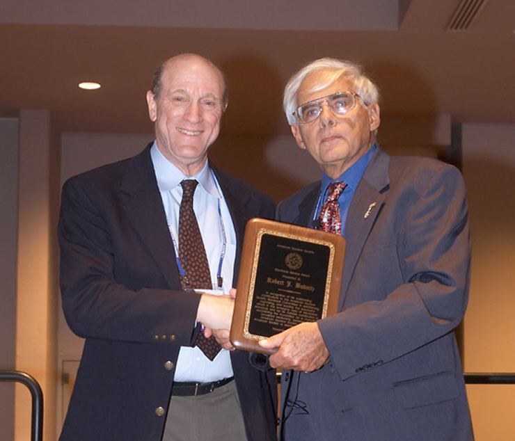 M. Jack Ohanian and Robert J. Budnitz, Standards Service Award