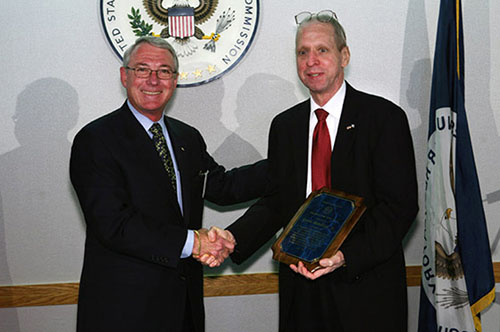 Jim Reinsch and Edward McGaffigan, Distinguished Public Service Award