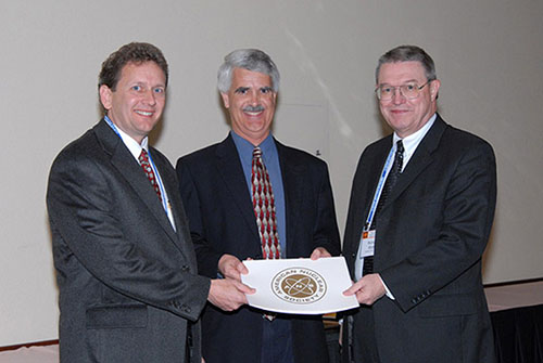 Nuclear Fuel Services, Inc. Representatives Randy Shackelford and Richard Booth, Nuclear Historic Landmark Award